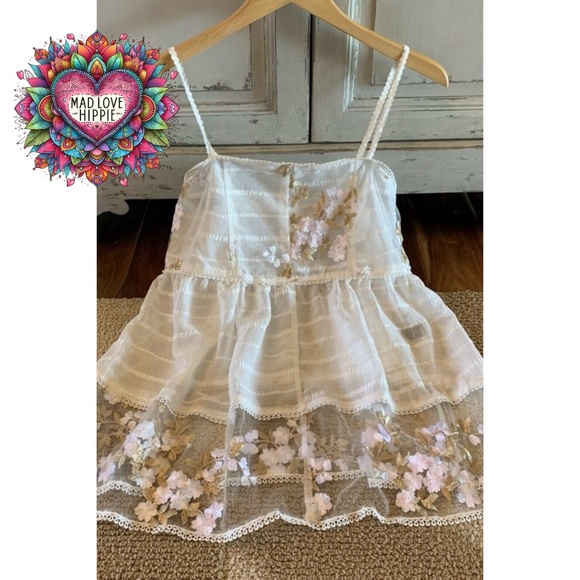 POL Floral Embroidered Sleeveless Babydoll Top - Picture 9 of 11